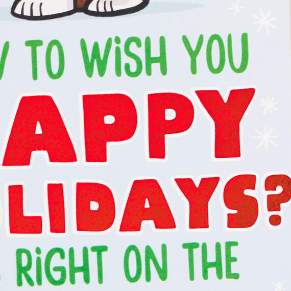 Slobbery Dog Funny Pop-Up Money Holder Christmas Card, , large image number 5