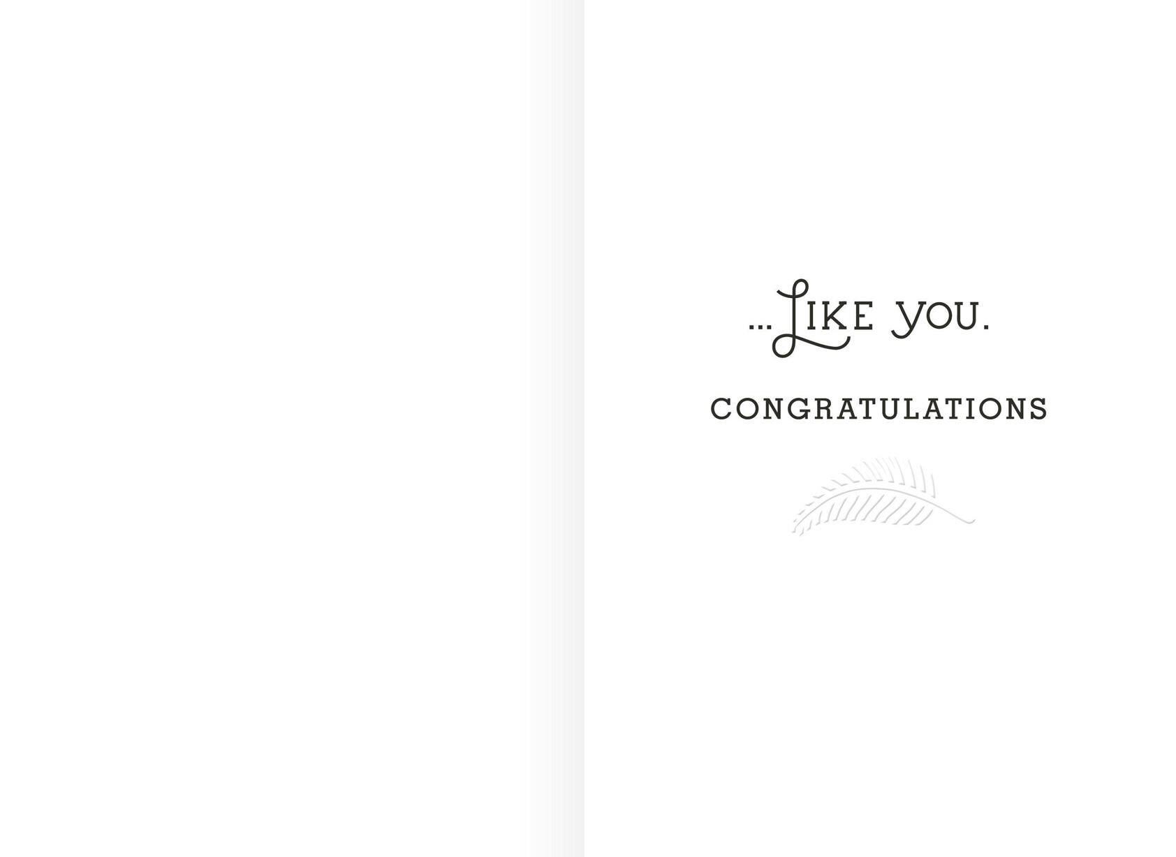 Something Wonderful Congratulations Card