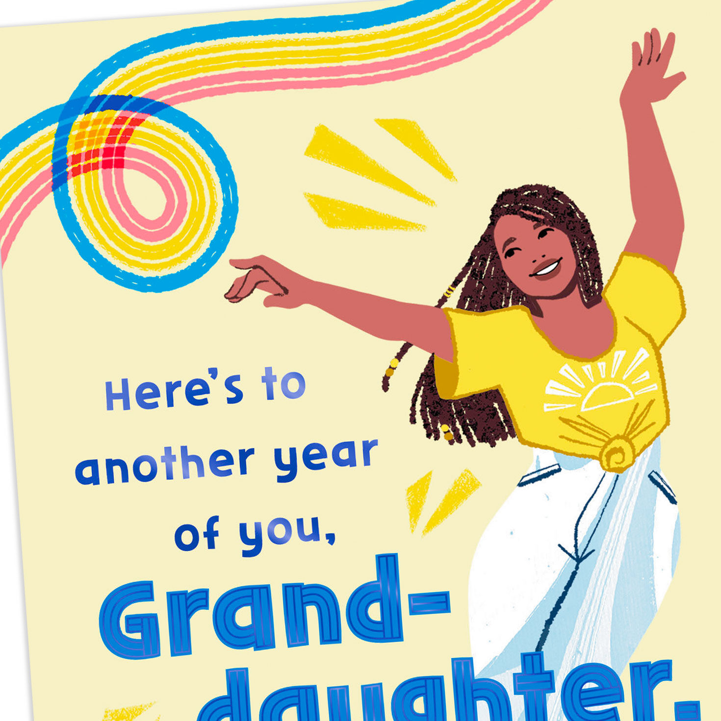 Here's to the Beautiful Way You Live Birthday Card for Granddaughter, , large image number 5