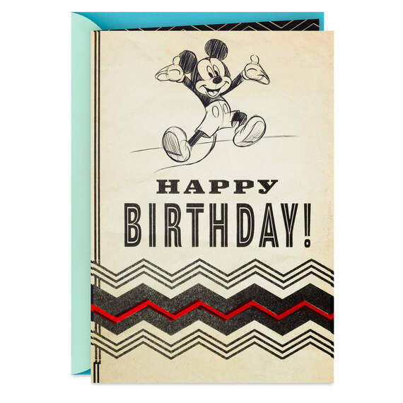 Disney Mickey Mouse More to Celebrate Birthday Card