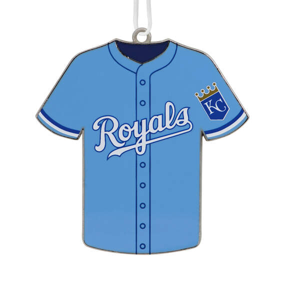 MLB Kansas City Royals™ Baseball Jersey Metal Hallmark Ornament, , large image number 1