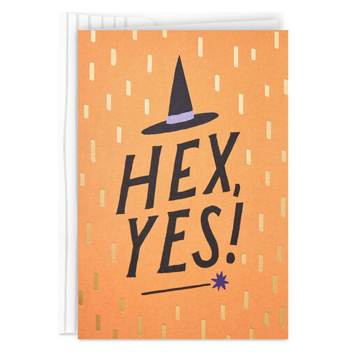 Hex, Yes Halloween Card, 