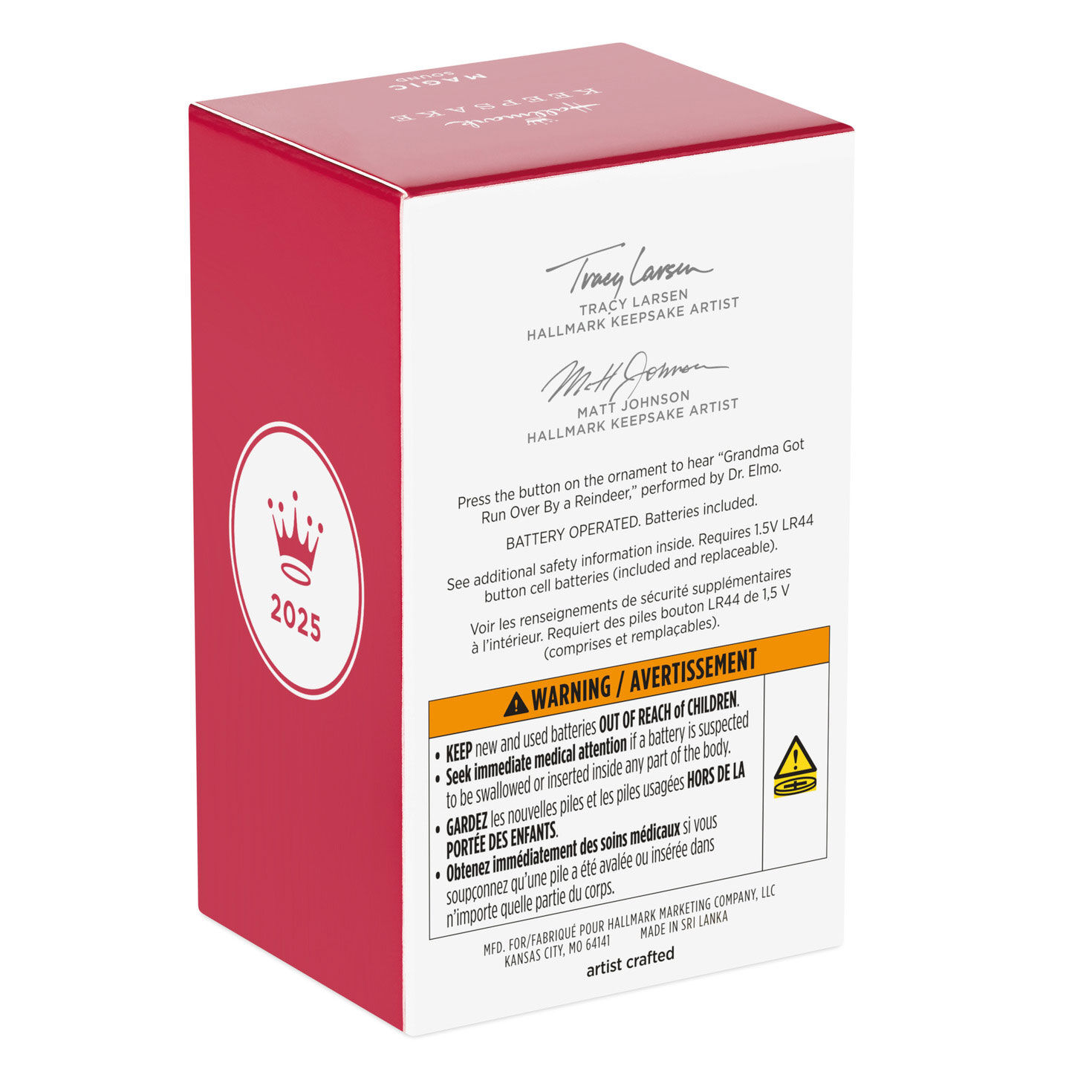 Reindeer Mug Shot Keepsake Ornament  image number 8