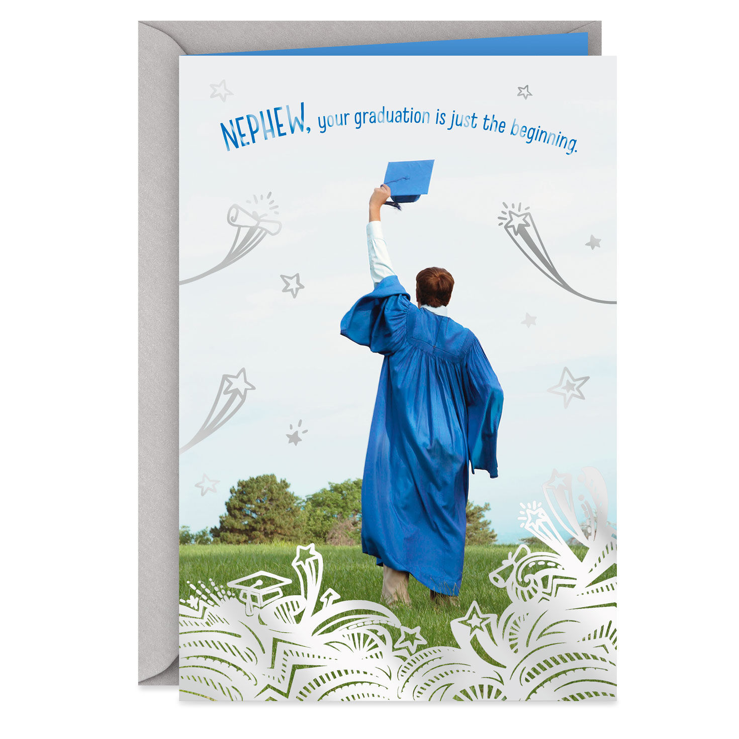 Just the Beginning Graduation Card for Nephew