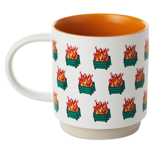 Dumpster Fires Funny Mug, 16 oz., 