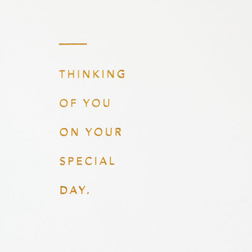 Thinking of You on Your Special Day Anniversary Card, 