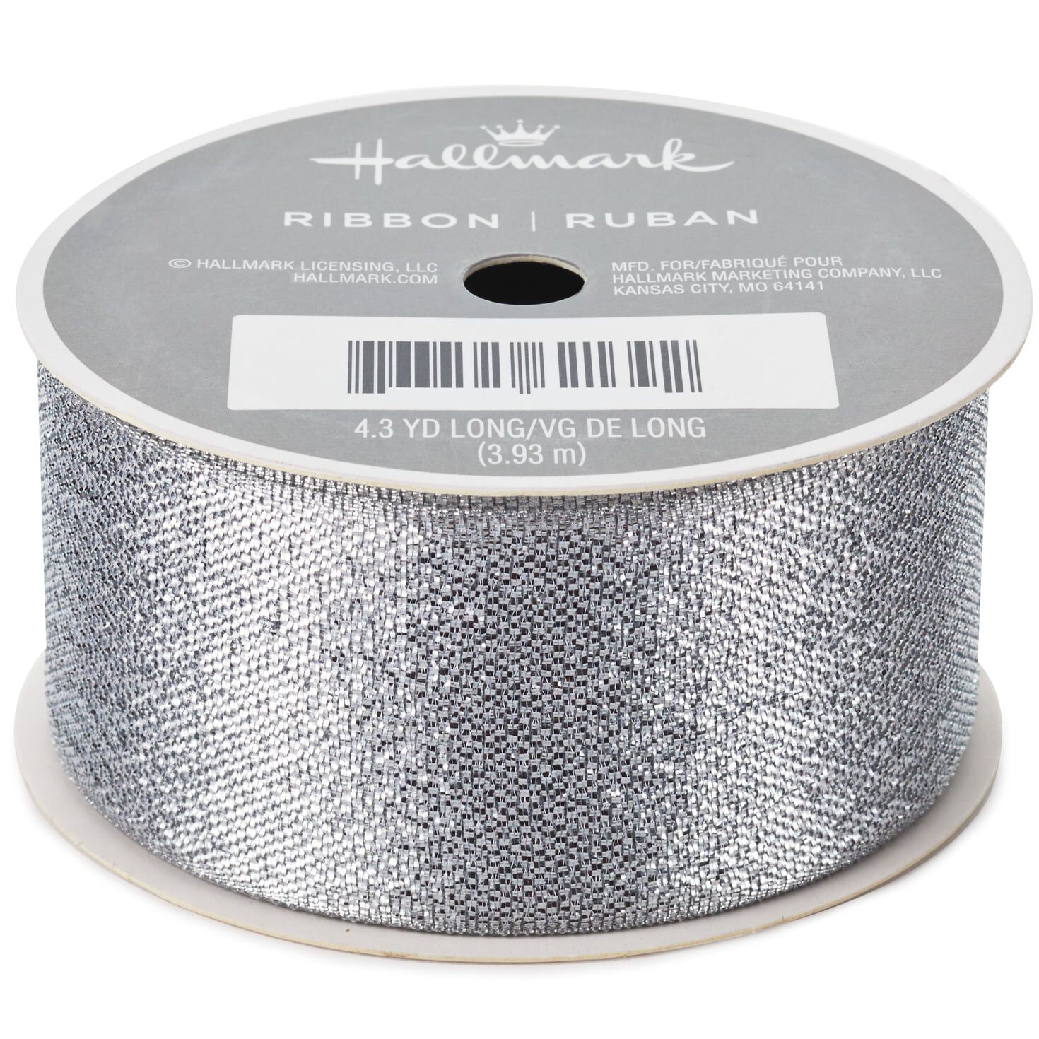 1 1/2" Silver Metallic Ribbon for only USD 4.99 | Hallmark