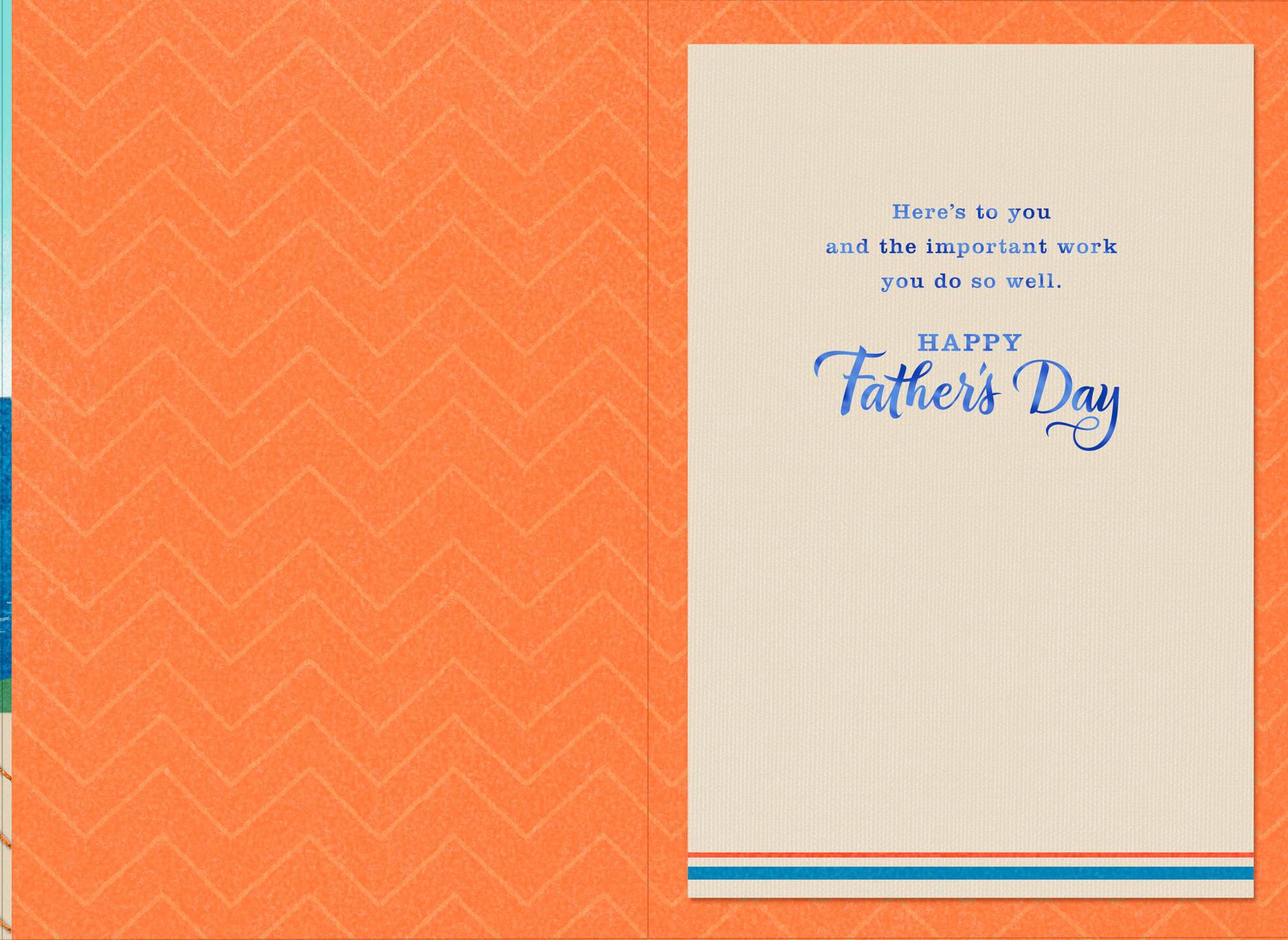 You're Good and True Father's Day Card