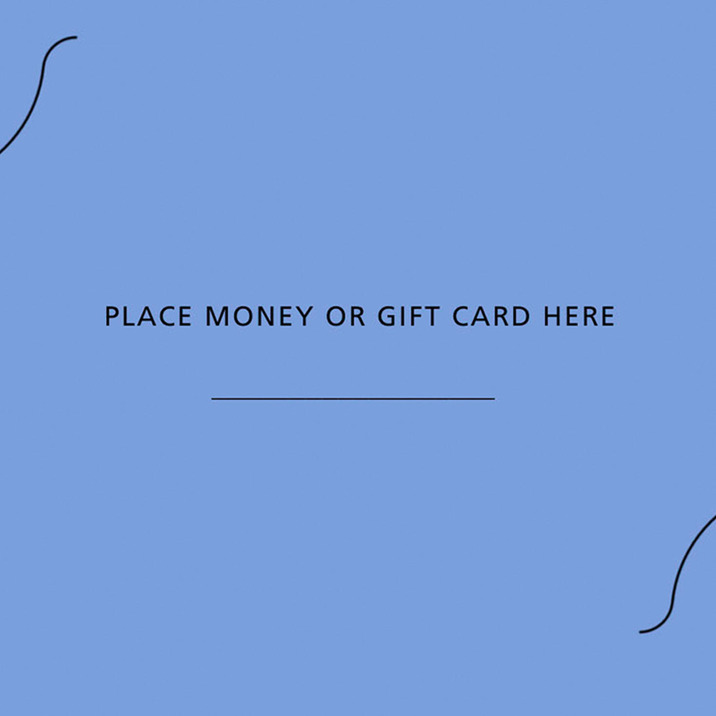 Watercolor Mortarboards Graduation Money Holder Card sentiment image number 3