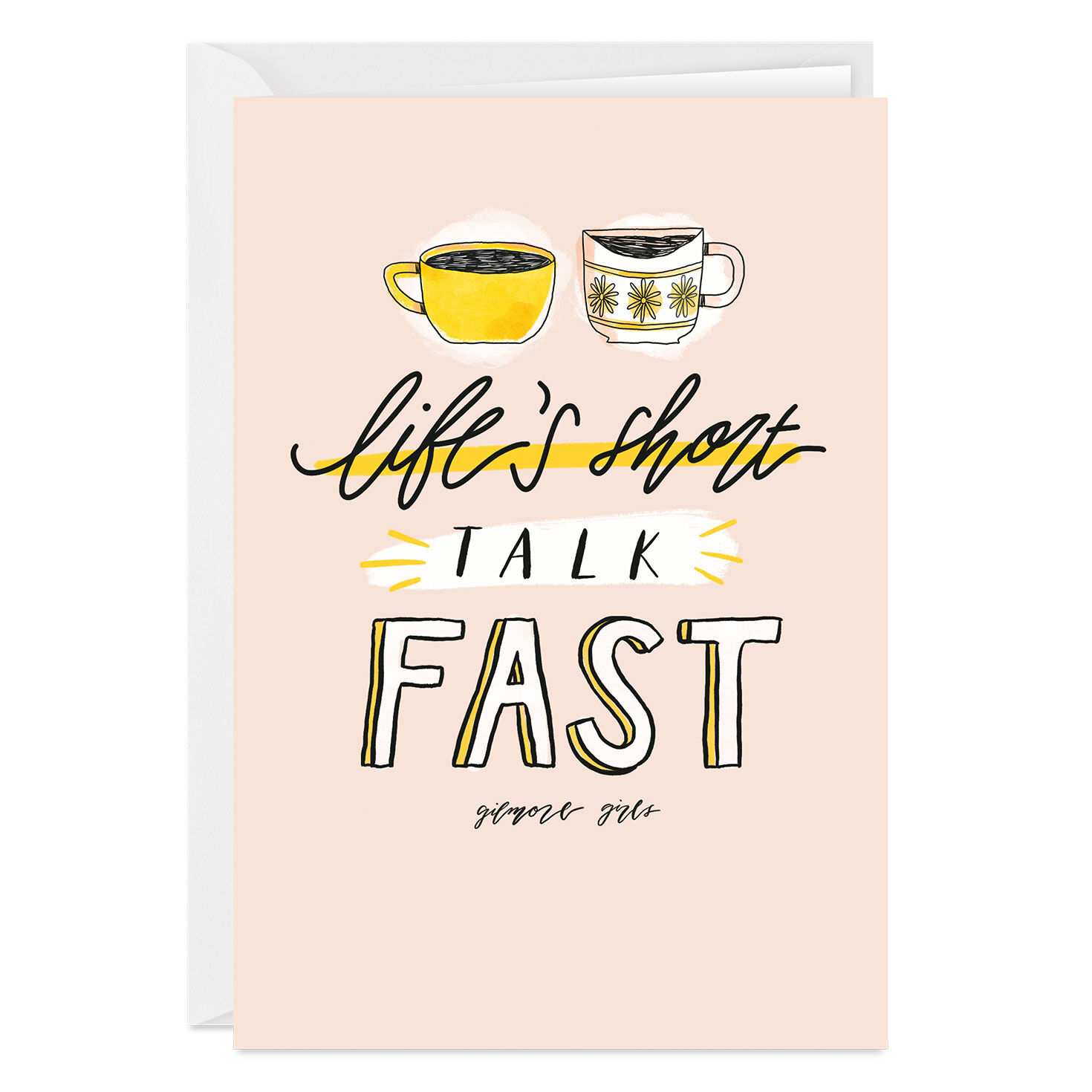 Gilmore Girls Talk Fast Custom Card