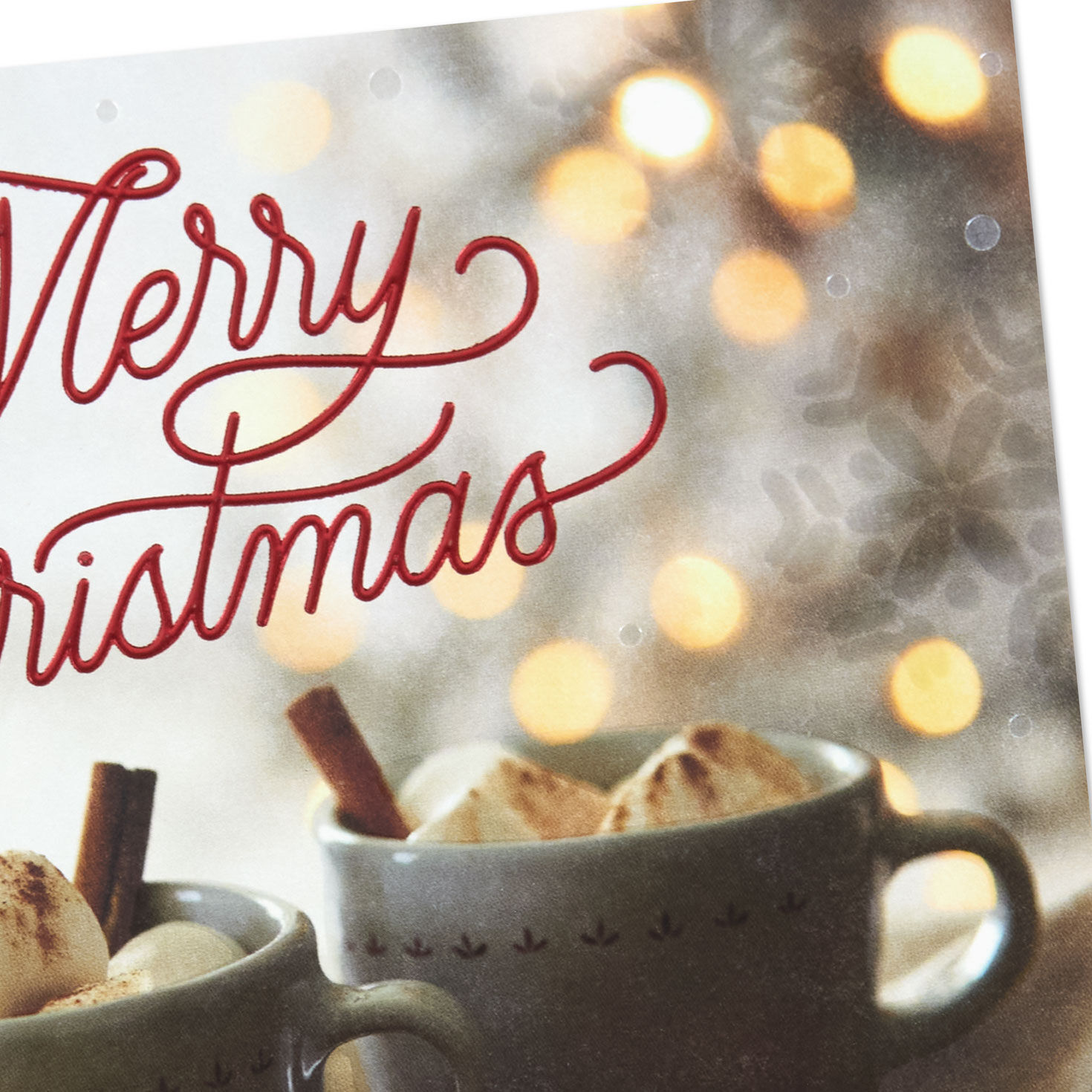 Hot Cocoa Sister and Brother-in-Law Christmas Card Card Front Detail image number 6