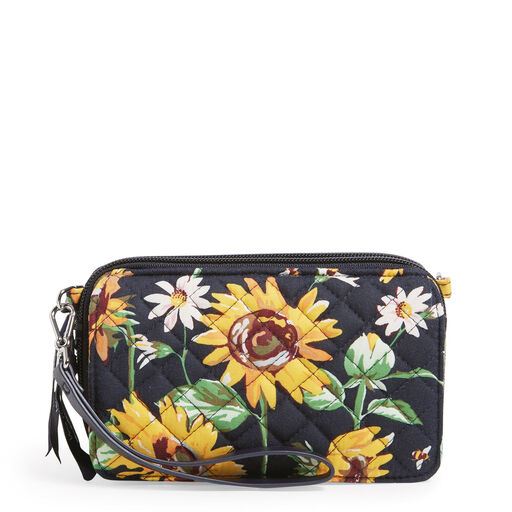 Vera Bradley RFID All-in-One Crossbody in Sunflowers, 