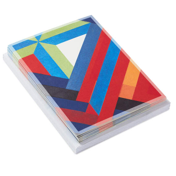 ArtLifting Tartan X Blank Note Cards, Pack of 10