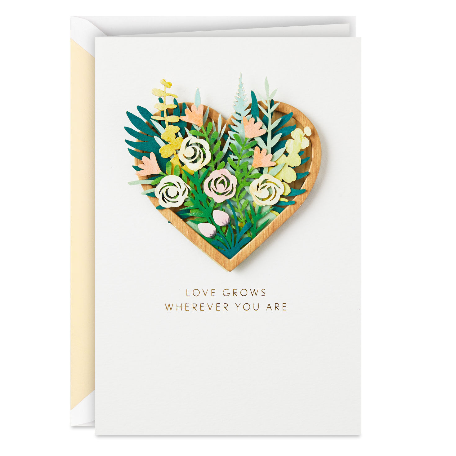 Love Grows Wherever You Are Mother's Day Card