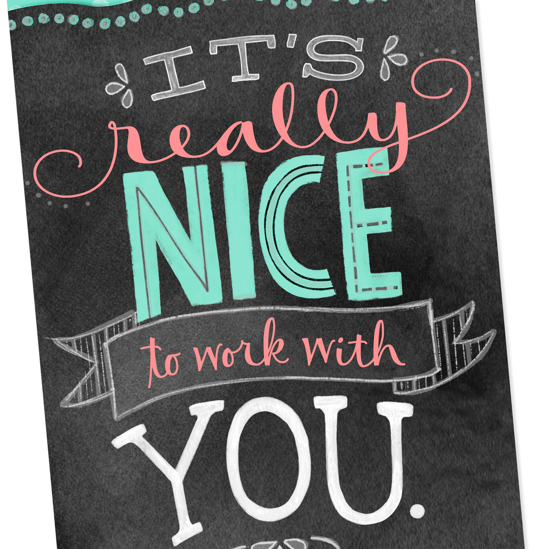 It's Really Nice to Work With You Card - Greeting Cards - Hallmark