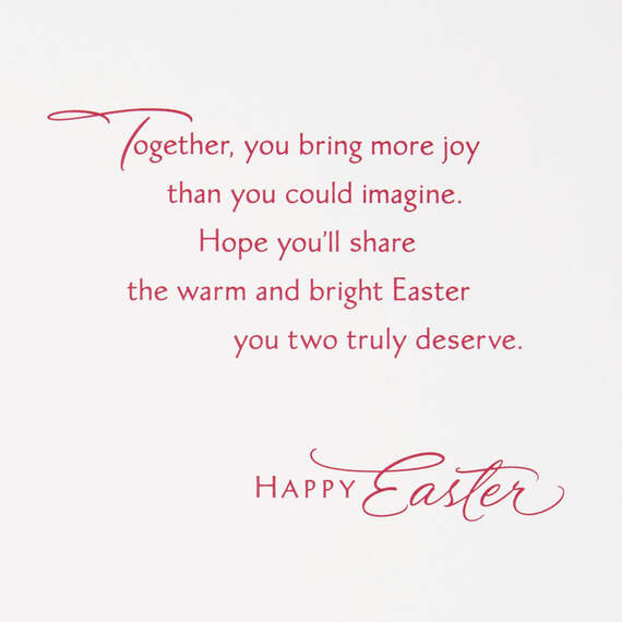 Love and Joy Easter Card for Daughter and Son-in-Law, , large image number 3