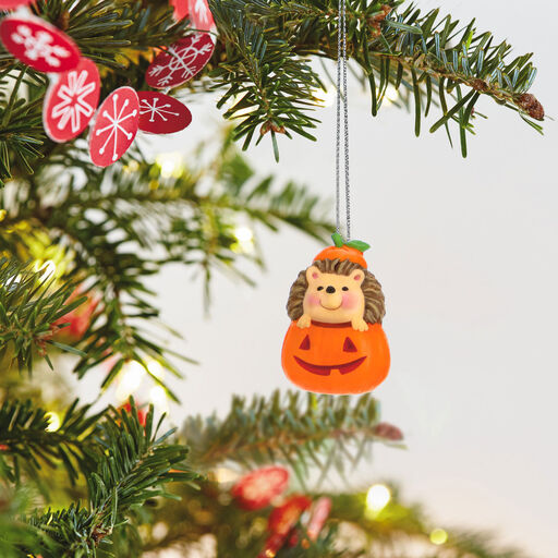 Mini Halloween Hedgehog Ornament, 1.1", 