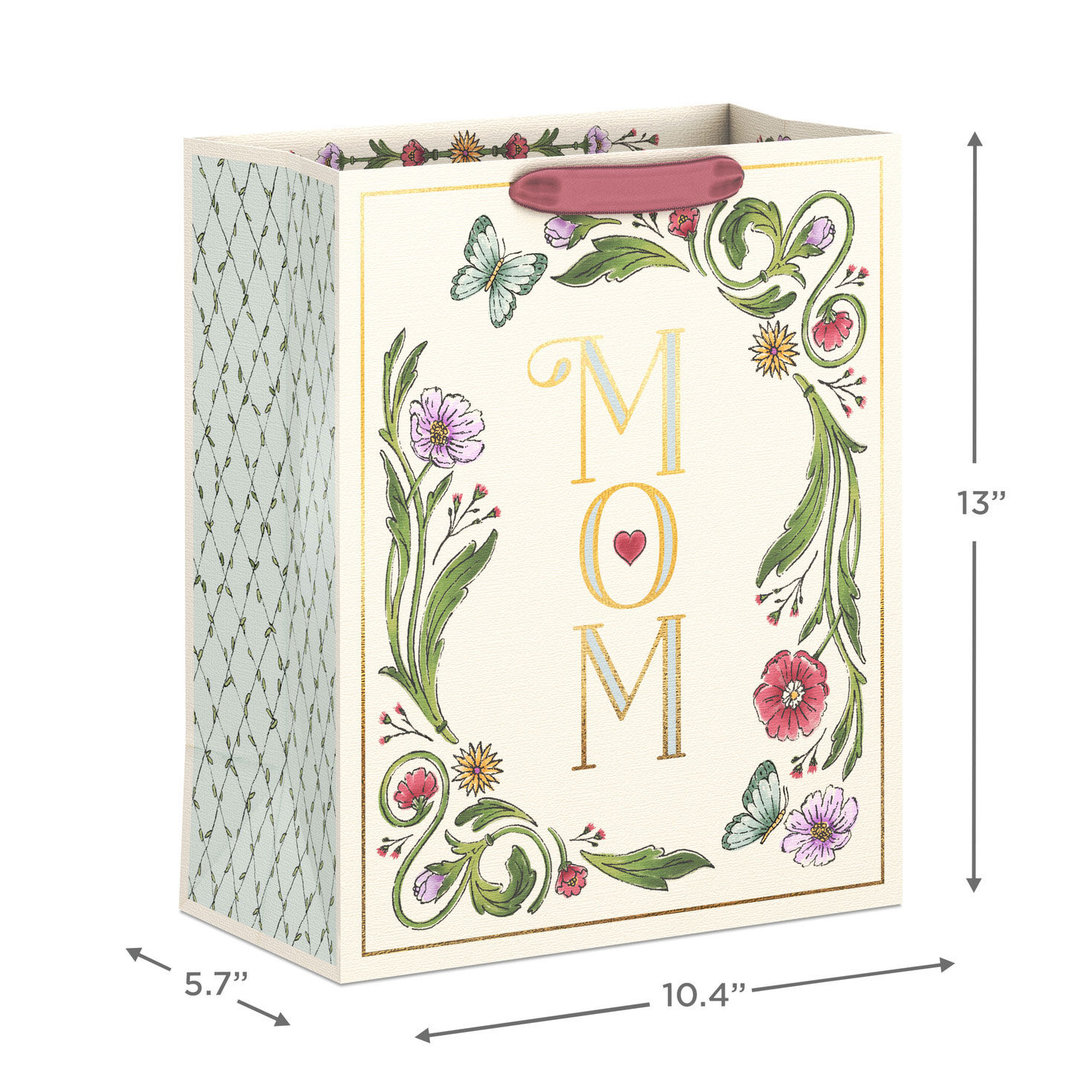 13" Mom Illustrated Floral Large Mother's Day Gift Bag for only USD 5.49 | Hallmark
