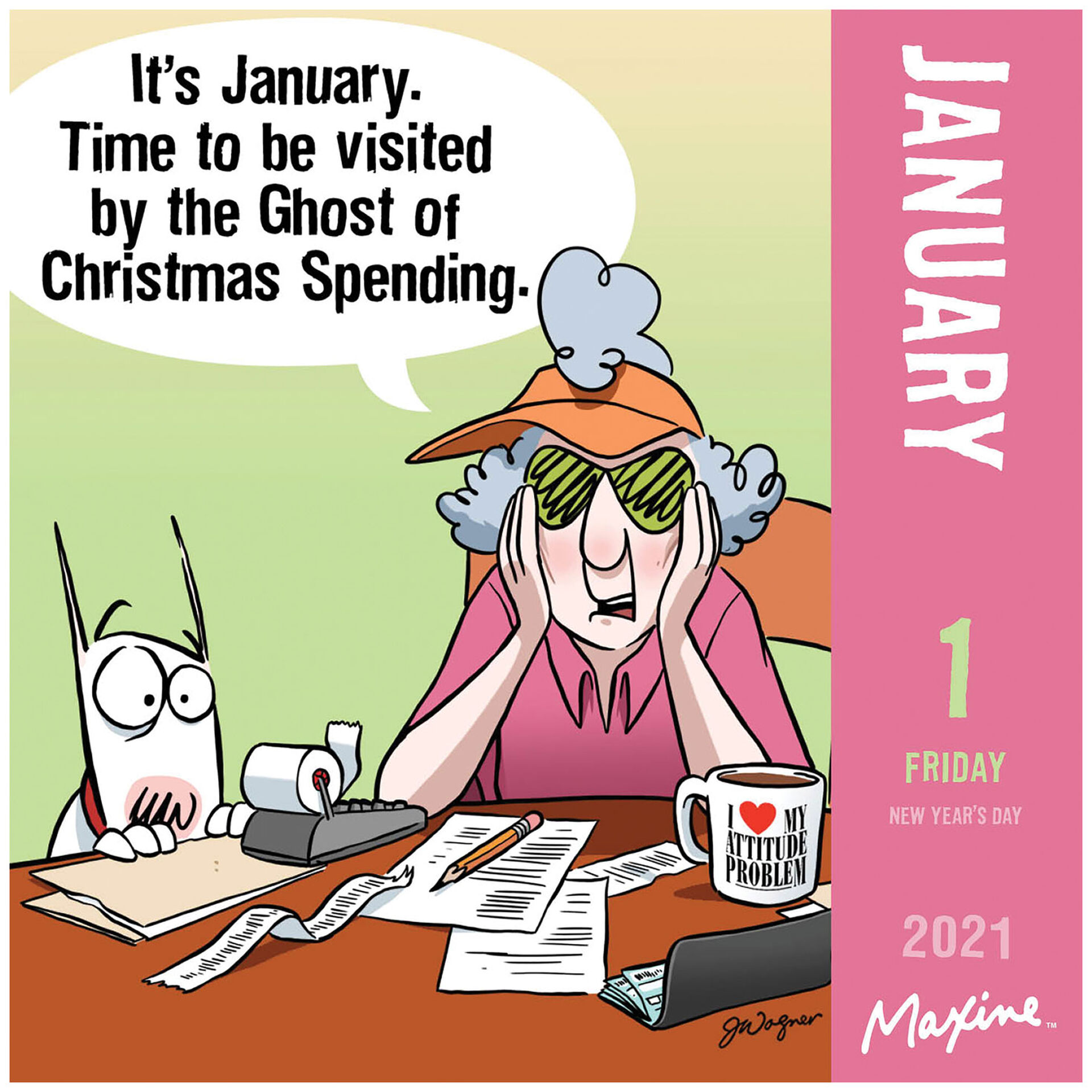 Maxine Daily Desktop Calendar 2021 Calendars Planners Hallmark maxine daily calendar 2021