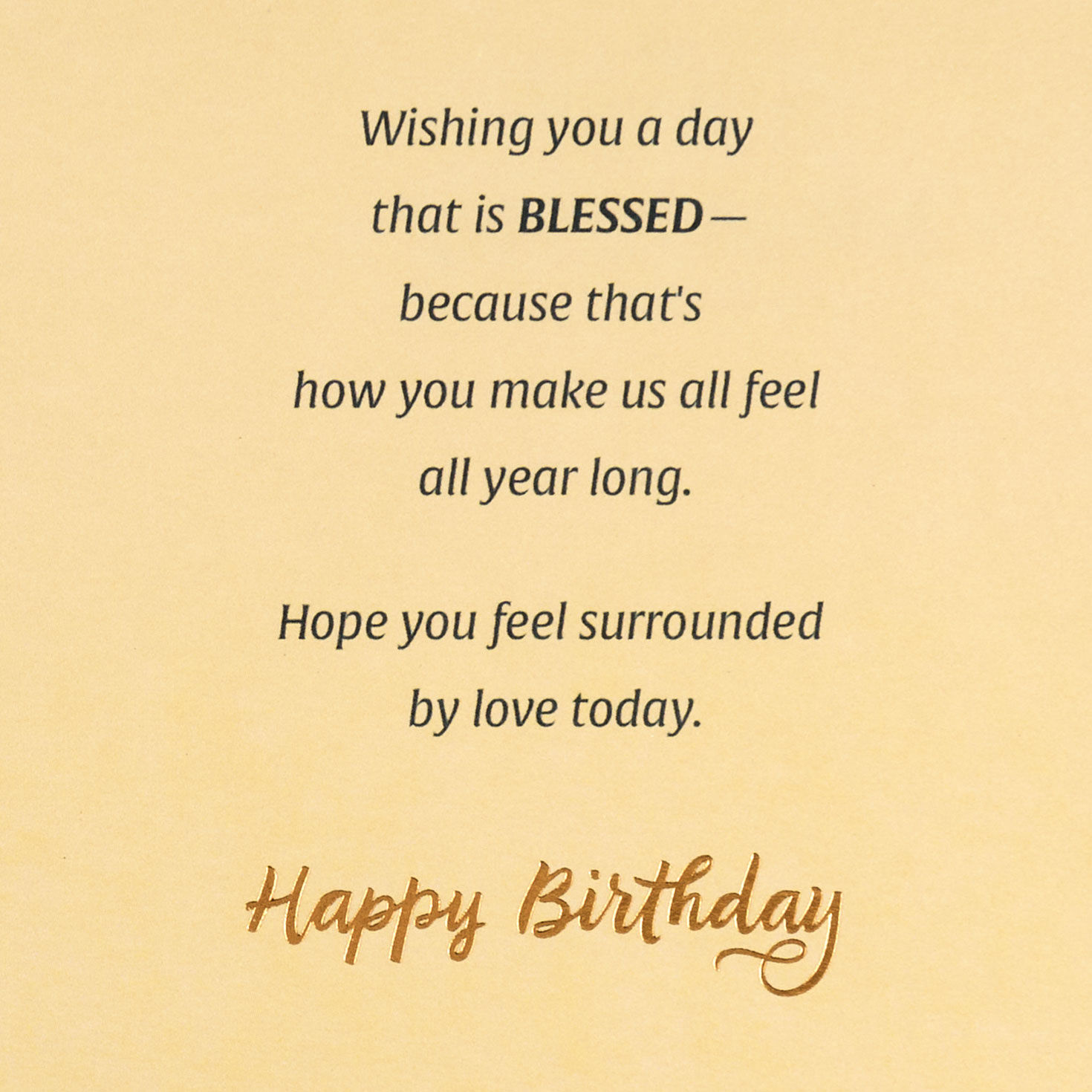 Watercolor Bronze, Cream Flowers Birthday Card for Mother Sentiment image number 3