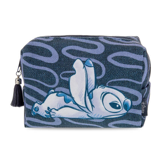 Mad Beauty Disney Stitch Denim Cosmetic Bag, , large image number 1