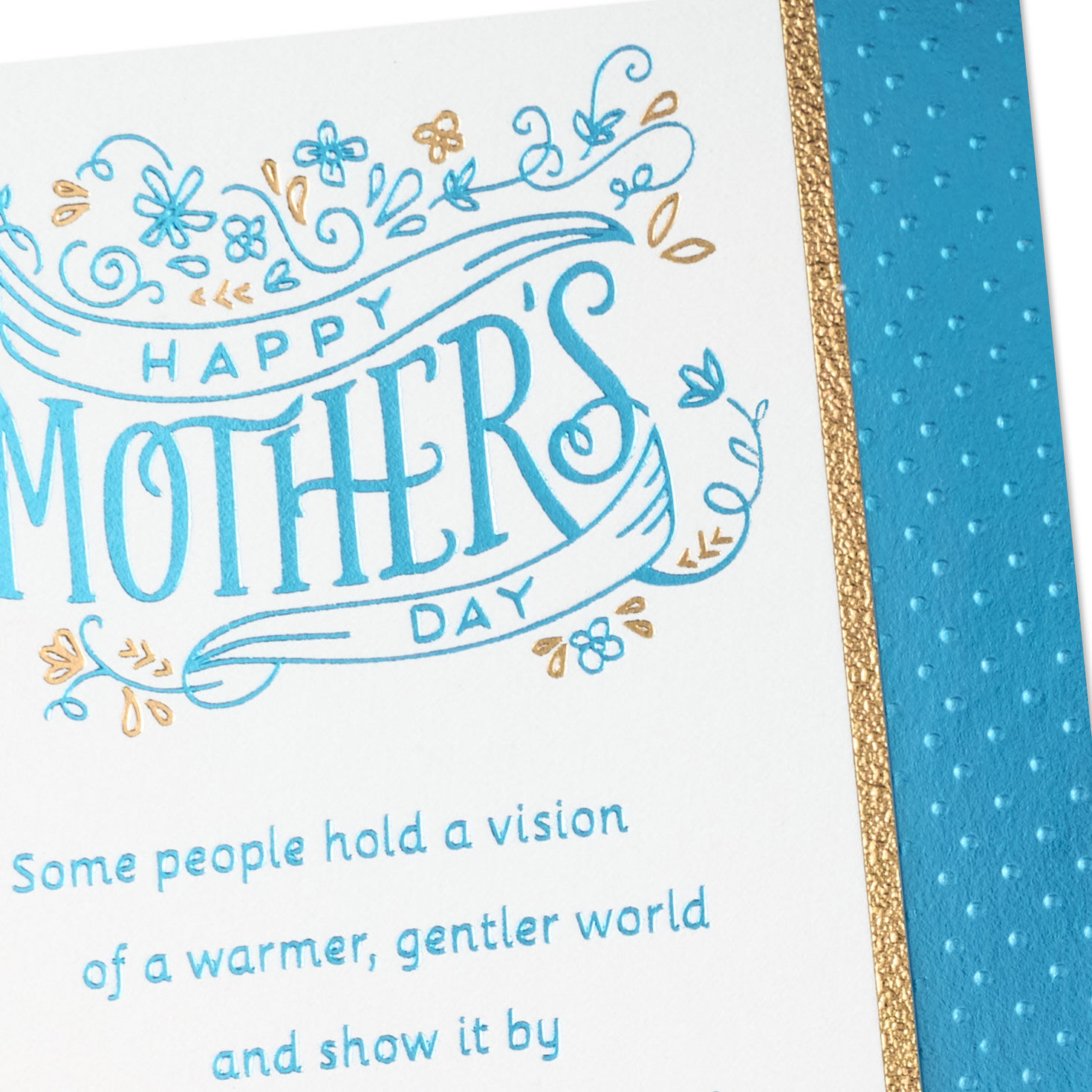 Floral Banner Mother's Day Card Card Front Detail image number 4