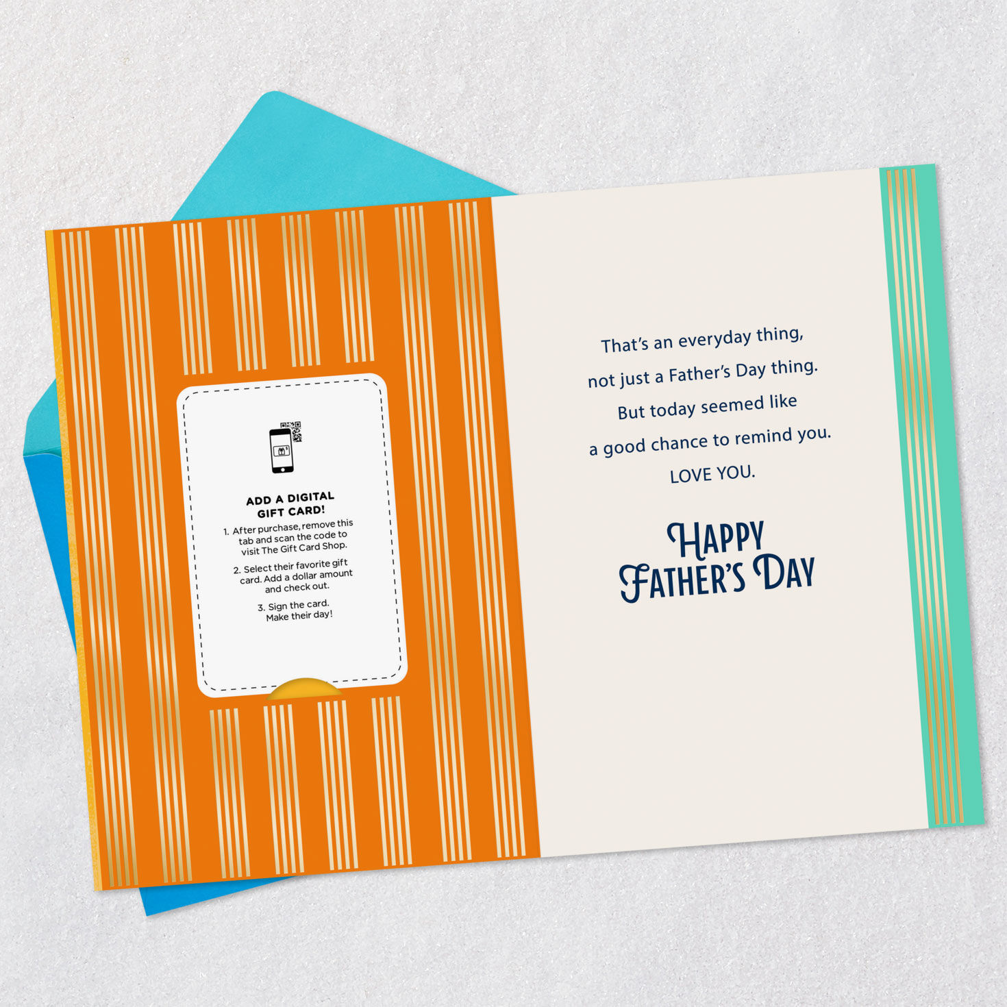 Best Dad Ever Gift Card Greeting Father's Day Card, , large image number 3