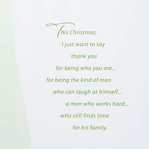 Thank You for Being My Everything Christmas Card for Husband, , large image number 2