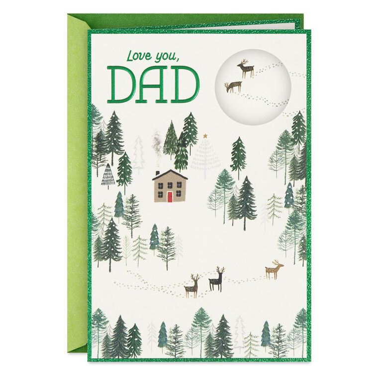 Love and Appreciate You Holiday Card for Dad