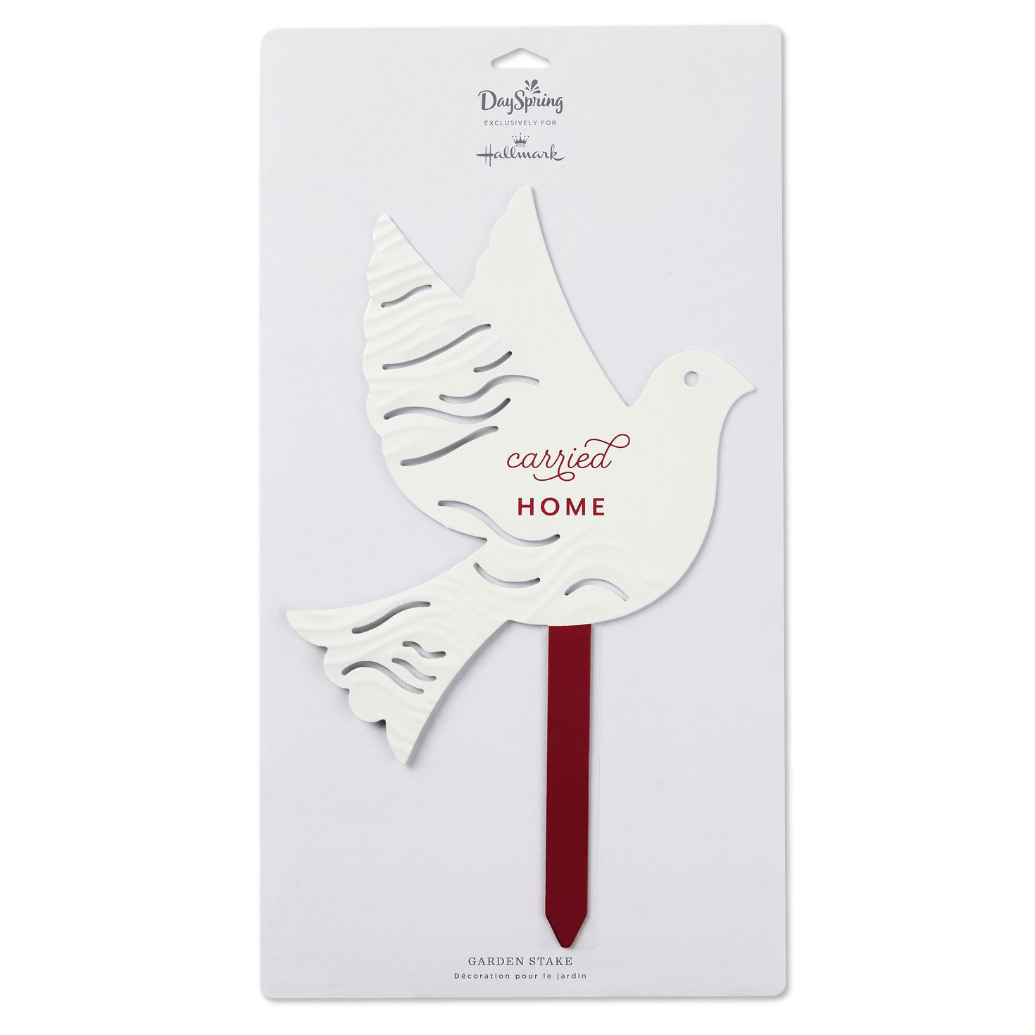 Dove-Shaped Garden Stake With Quote package image number 4