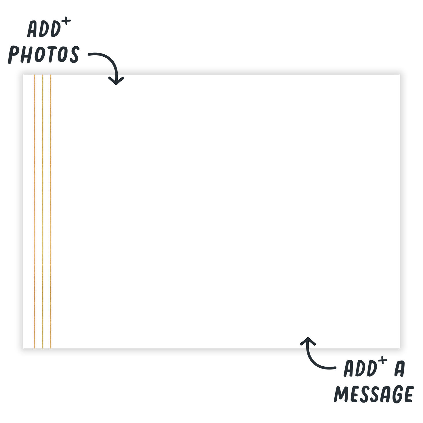 Personalized Gold Tassel Graduation Photo Card  image number 3