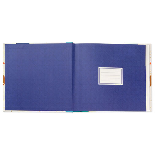 Bright Geometric on White Photo Album, 
