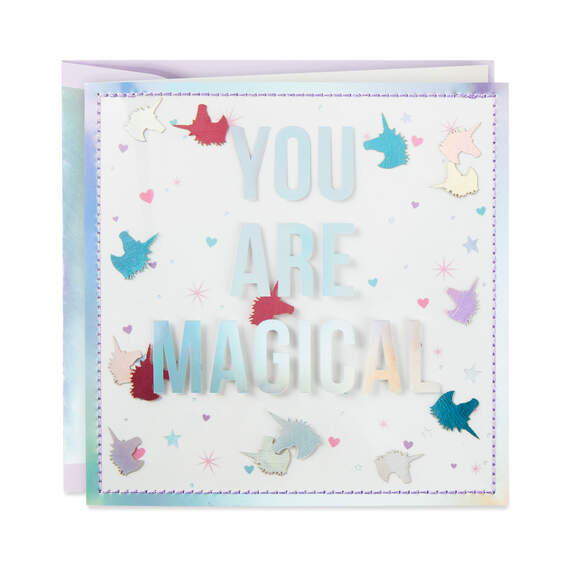 You Are Magical Unicorns Birthday Card, , large image number 1