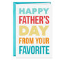 Colorful Block Lettering Funny Father's Day Card for Dad Card Front image number 1