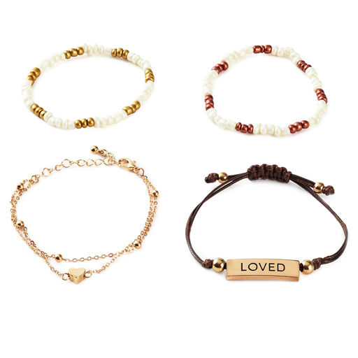 Loved Bracelets, Set of 4, 