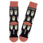 Cat Burrito Funny Novelty Crew Socks  image number 2