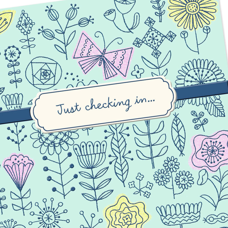 Just Checking In Religious Get Well Card, , large image number 5
