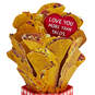 Love You More Than Tacos Funny 3D Pop-Up Love Card, , large image number 4