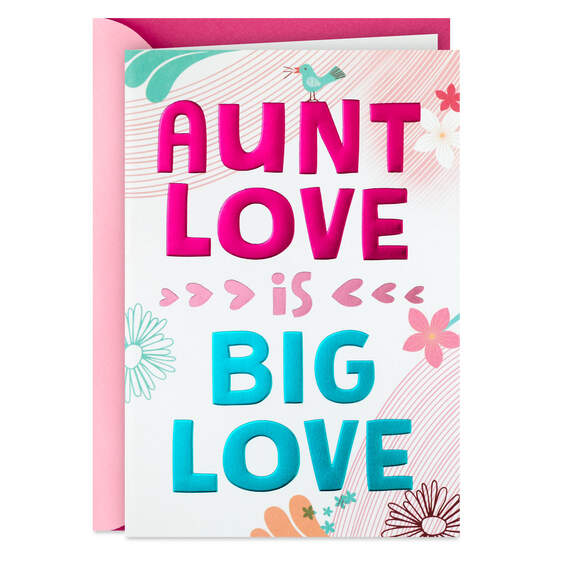 Big Love Mother's Day Card for Aunt