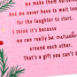 Pine Branches on Pink Friend Christmas Card Card Front Detail image number 6