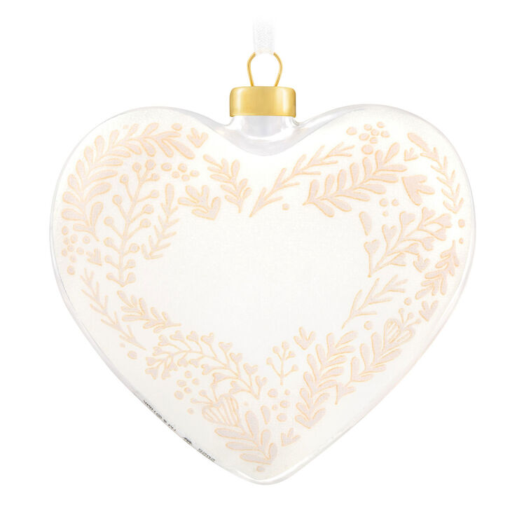 Our Christmas Together Heart Keepsake Ornament Back image number 6