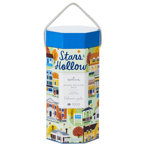 Gilmore Girls Stars Hollow Map 1,000-Piece Jigsaw Puzzle, 