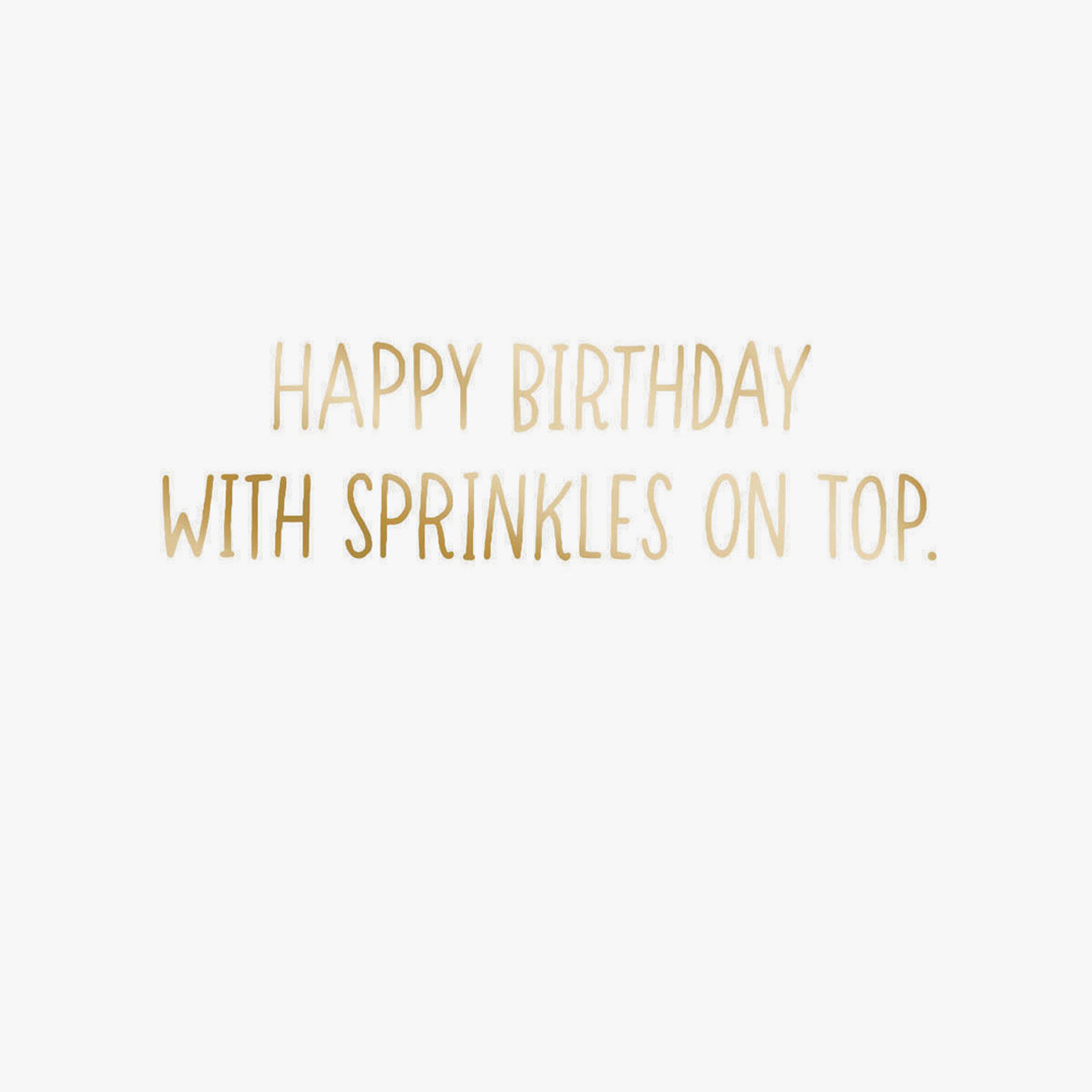 Rainbow Sprinkles Donut Gift Card Greeting Funny Birthday Card, , large image number 2