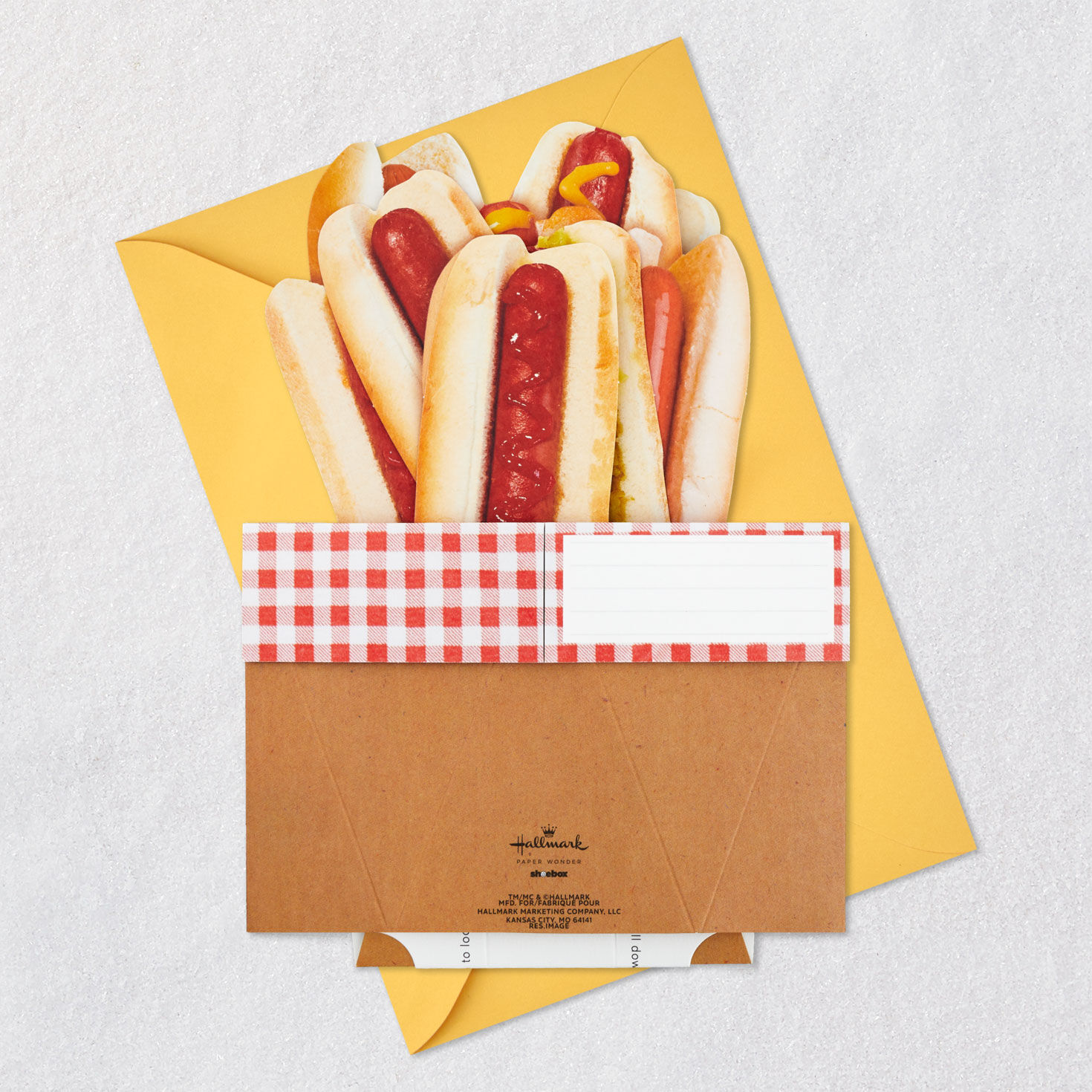 Hope Today Is a Real Wiener Hot Dog Bouquet Funny 3D Pop-Up Card, , large image number 6