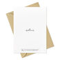 Capital Serif Black and White Thank You Note Cards  image number 5