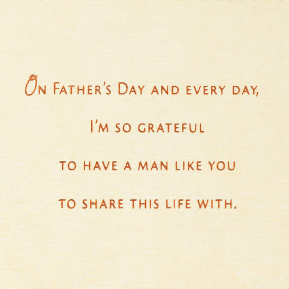 Thankful for Your Love Father's Day Card for Husband, , large image number 3