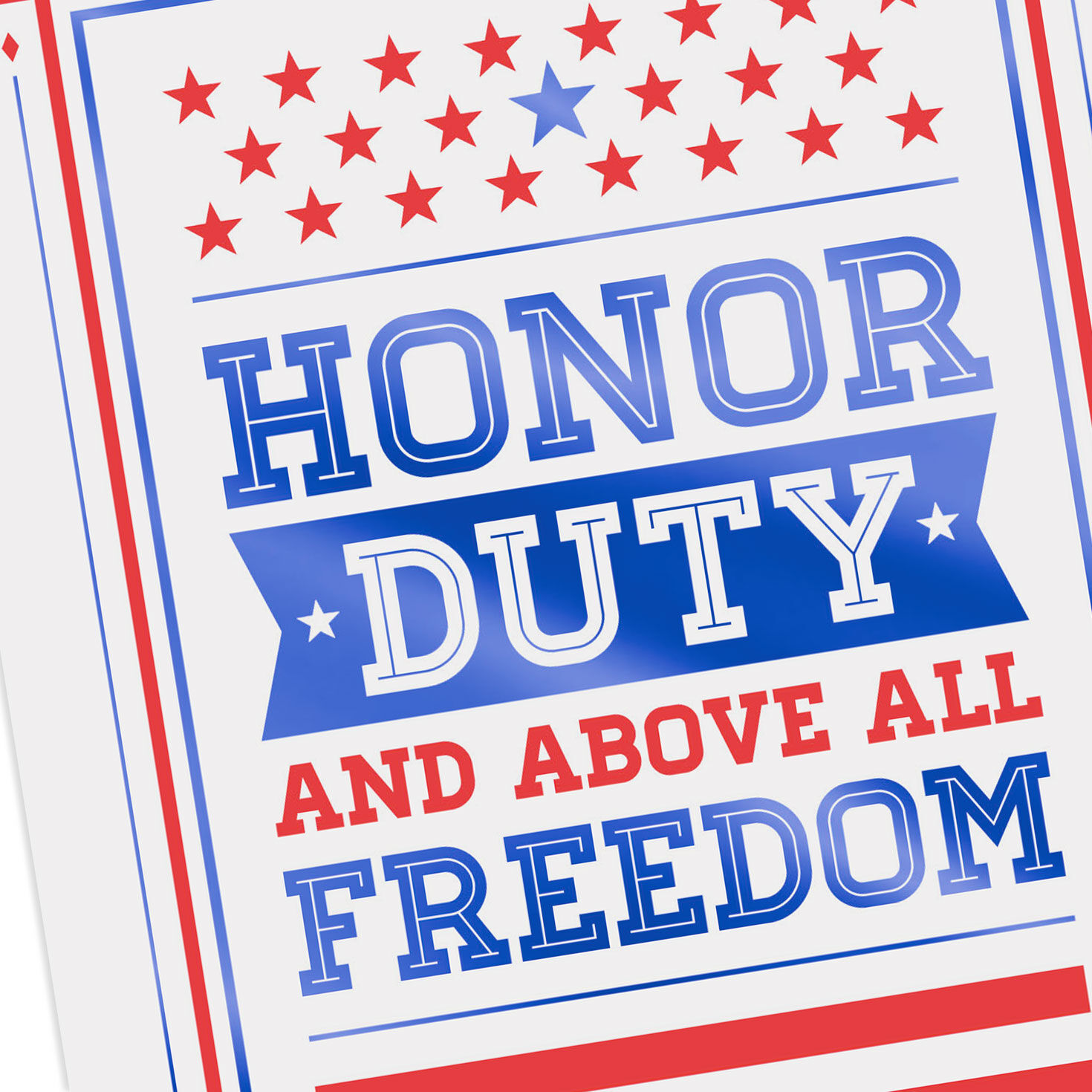 Grateful for Your Service Stars and Stripes Veterans Day Card for only USD 2.00 | Hallmark