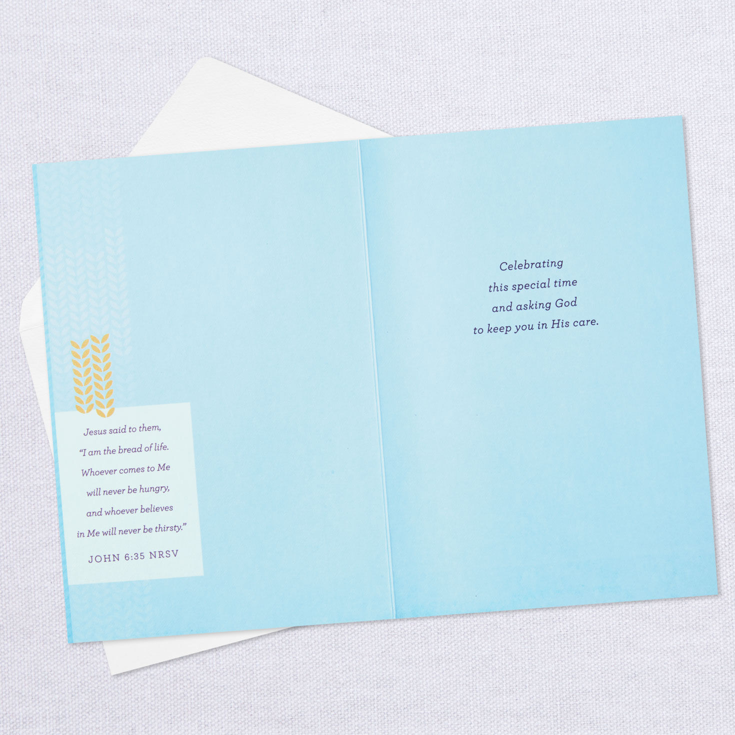 Gold Chalice Religious First Communion Card for Boy, , large image number 3