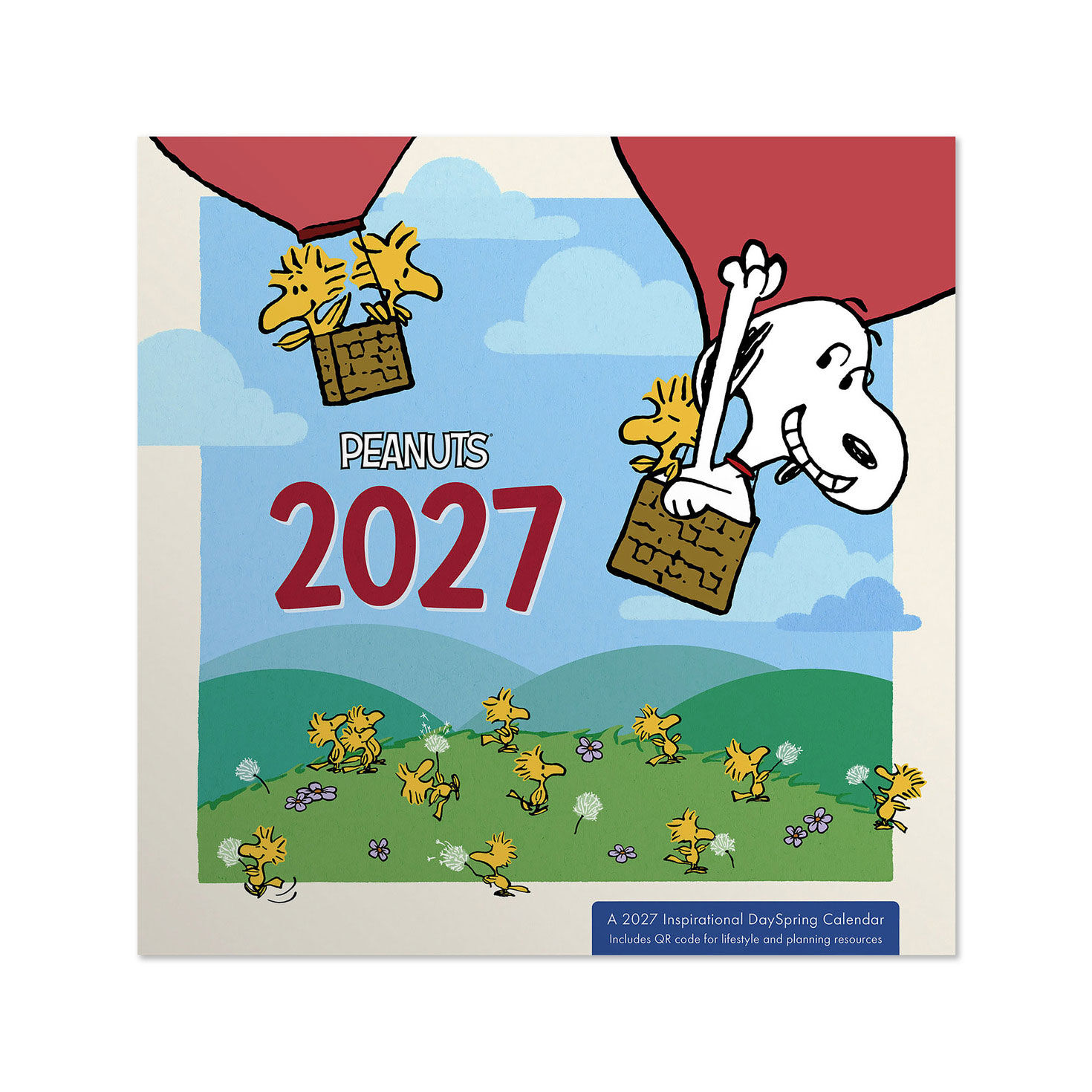 Peanuts® Happiness and Fun 2027 Inspirational 12-Month Mini Wall Calendar, 7x7