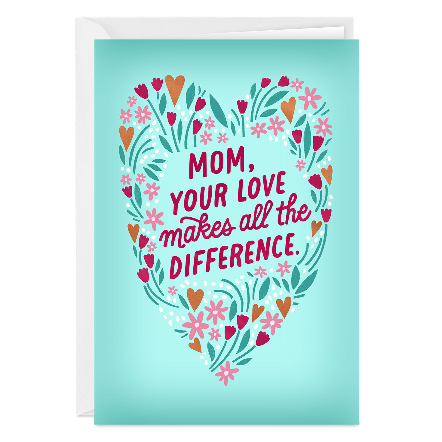 Your Love Floral Heart Custom Love Card for only USD 4.99 | Hallmark